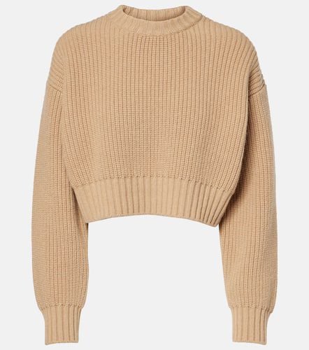 Cropped wool and cashmere sweater - Bottega Veneta - Modalova