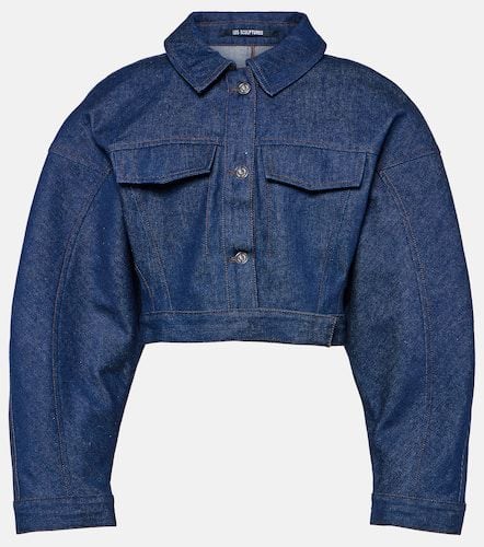 La Veste de-NÃ®mes Obra cropped denim jacket - Jacquemus - Modalova