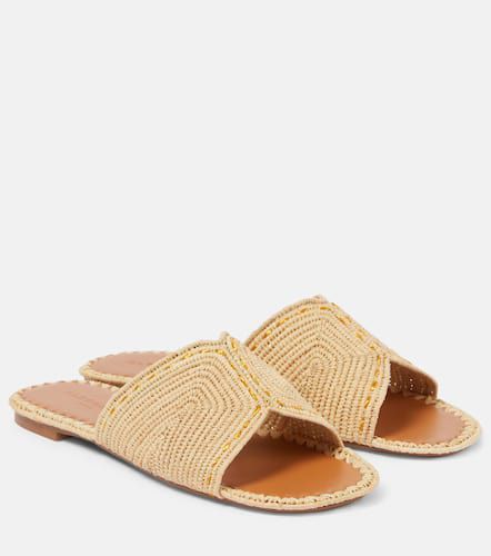 Clergerie Ineni raffia slides - Clergerie - Modalova