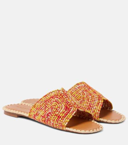 Clergerie Ineni raffia slides - Clergerie - Modalova