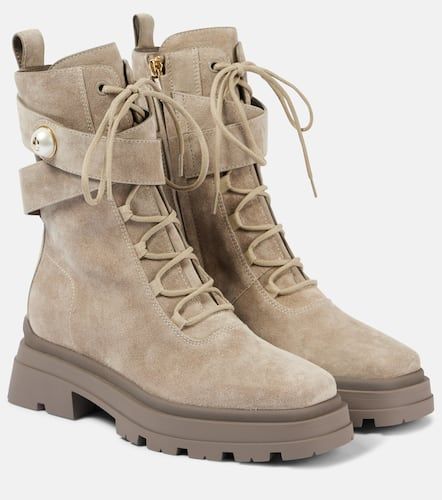 Noemi 45 suede combat boots - Jimmy Choo - Modalova