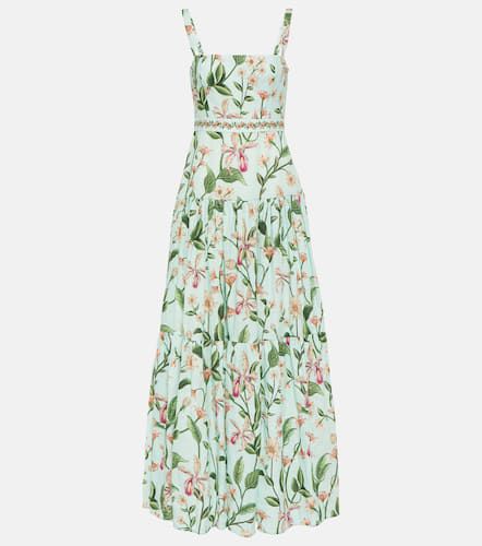 Lima floral cotton maxi dress - Agua by Agua Bendita - Modalova