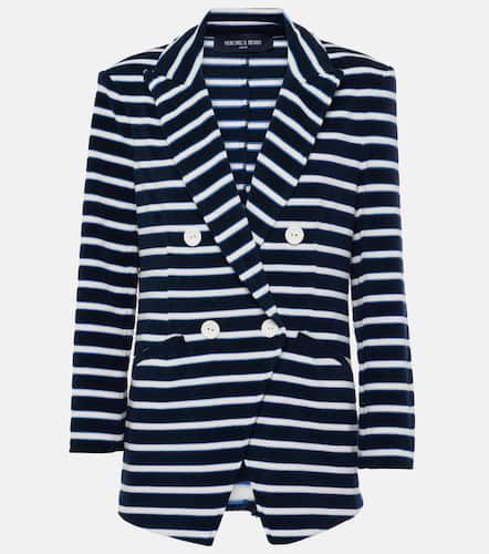 Ortiz striped cotton-blend terry blazer - Veronica Beard - Modalova