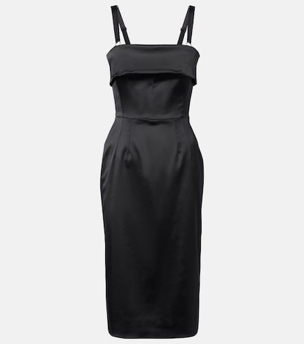 Dolce&Gabbana Abito midi in raso - Dolce&Gabbana - Modalova