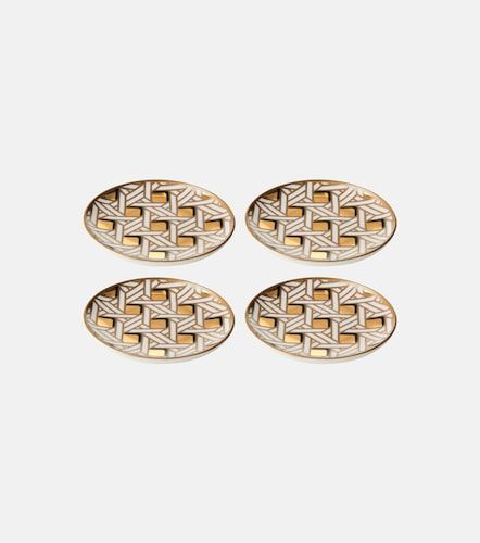 Set di 4 sottobicchieri Basketweave - Jonathan Adler - Modalova