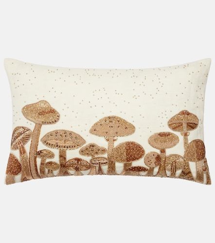 Cuscino Botanist Mushroom Field in lino con perline - Jonathan Adler - Modalova