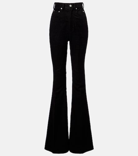 Pantaloni flared Bolan in cotone e lino - Rick Owens - Modalova