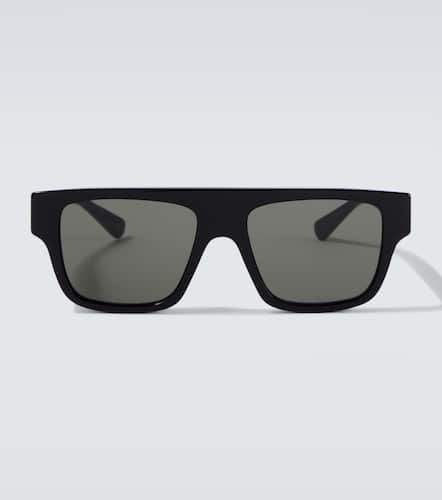 Web Stripe flat-top sunglasses - Gucci - Modalova