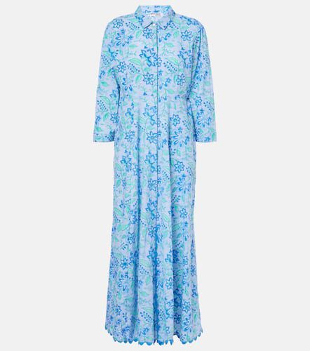 Floral cotton maxi dress - Juliet Dunn - Modalova