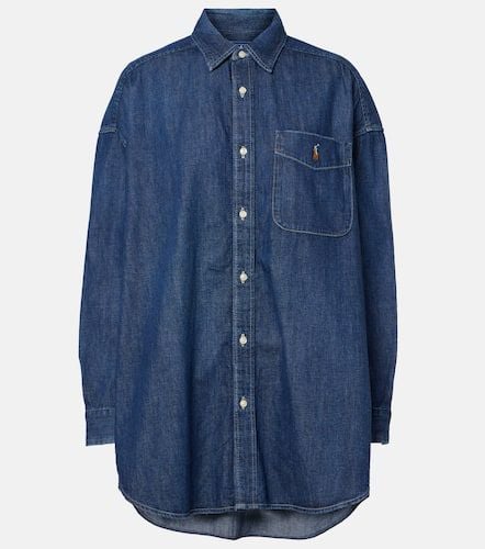 Oversized denim overshirt - Polo Ralph Lauren - Modalova