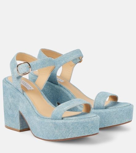 Sandalias con plataforma Iman de denim - Gabriela Hearst - Modalova