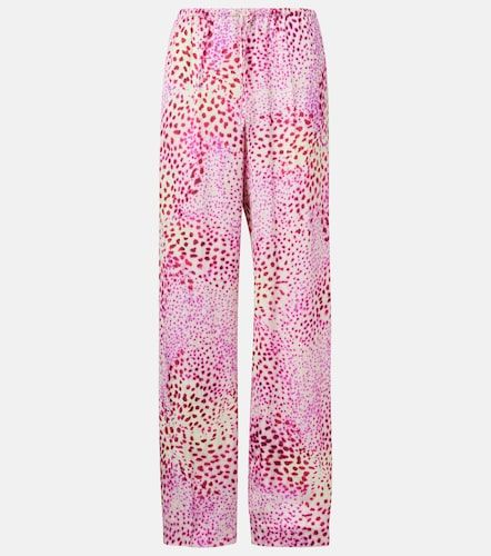 Pantaloni a gamba larga in jacquard - Dries Van Noten - Modalova