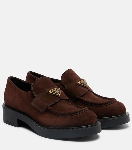 Prada Mocassini Chocolate in suede - Prada - Modalova