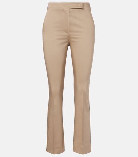 Cotton-blend cropped slim pants - Max Mara - Modalova