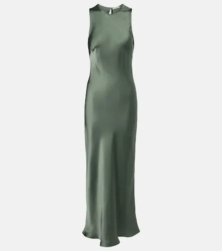Vestido largo Tallin de sarga de seda - Asceno - Modalova
