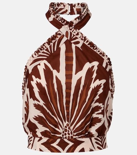 Crop top Suma de algodón estampado - Poupette St Barth - Modalova