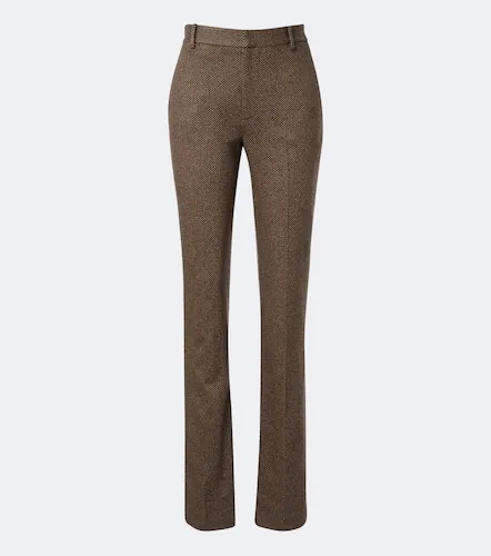 Wool, silk and cashmere straight pants - Ralph Lauren Collection - Modalova