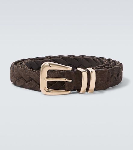 Braided suede belt - Brunello Cucinelli - Modalova