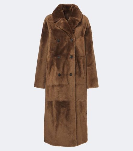 Cappotto in shearling e pelle reversibile - Yves Salomon - Modalova