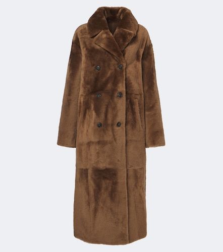 Reversible shearling and leather coat - Yves Salomon - Modalova