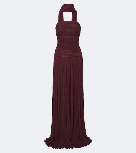 Abito lungo bustier con foulard - Marmar Halim - Modalova