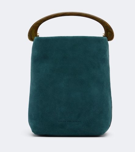 Crisp Mini suede top-handle bag - Dries Van Noten - Modalova