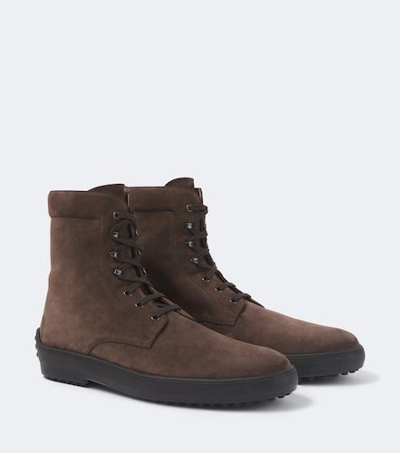 Tod's Stivali stringati in suede - Tod's - Modalova