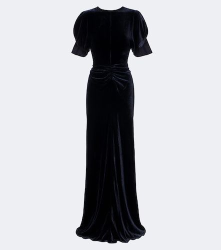 Abito lungo Isabella in velluto - Victoria Beckham - Modalova