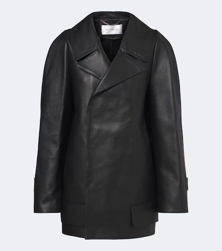Victoria Beckham Mantel aus Leder - Victoria Beckham - Modalova