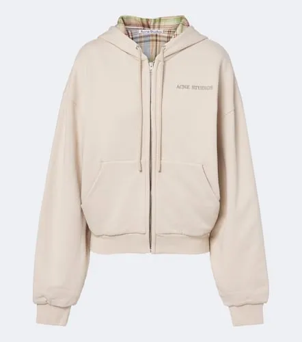Sudadera con capucha de jersey de algodón - Acne Studios - Modalova