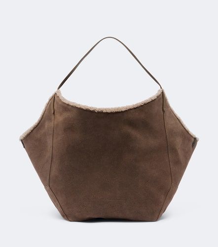 Wendbare Tote Bag Duo Large aus Leder - Brunello Cucinelli - Modalova