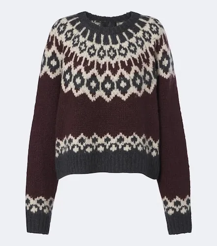 Isaline Fair Isle cashmere and silk sweater - Nili Lotan - Modalova