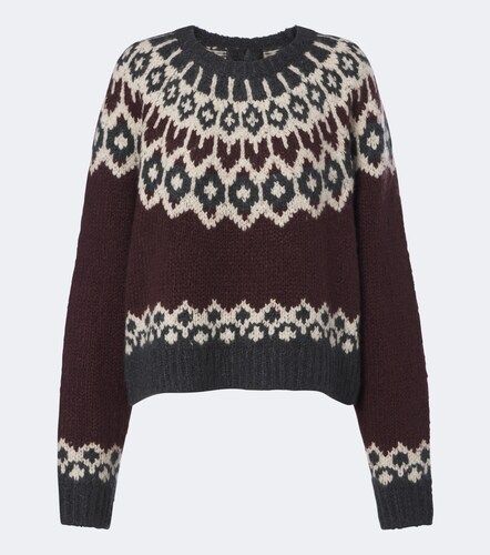 Jersey Isaline Fair Isle de cachemir y seda - Nili Lotan - Modalova