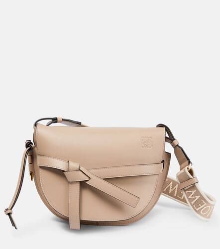 Gate Dual Small leather and jacquard shoulder bag - Loewe - Modalova