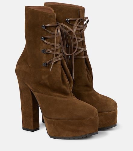 AlaÃ¯a Trekk suede ankle boots - Alaia - Modalova