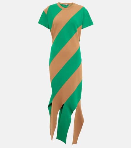 Striped knit midi dress - Stella McCartney - Modalova