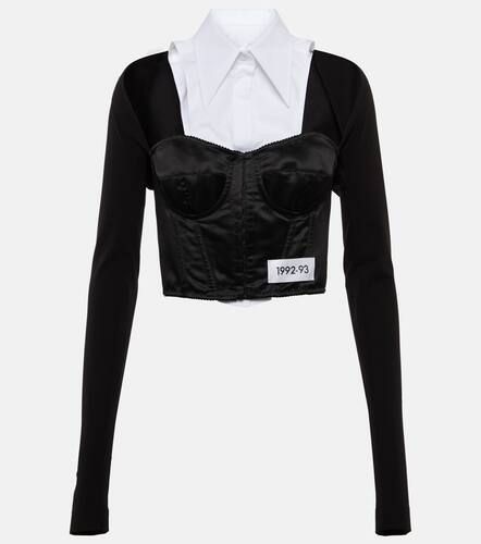 X Kim off-shoulder bustier top - Dolce&Gabbana - Modalova