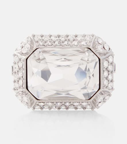 Crystal-embellished ring - Saint Laurent - Modalova