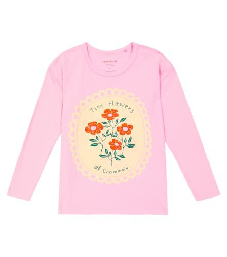 T-shirt Tiny Flower in misto cotone - Tinycottons - Modalova