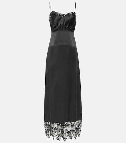 Bow-detail silk satin midi dress - Simone Rocha - Modalova