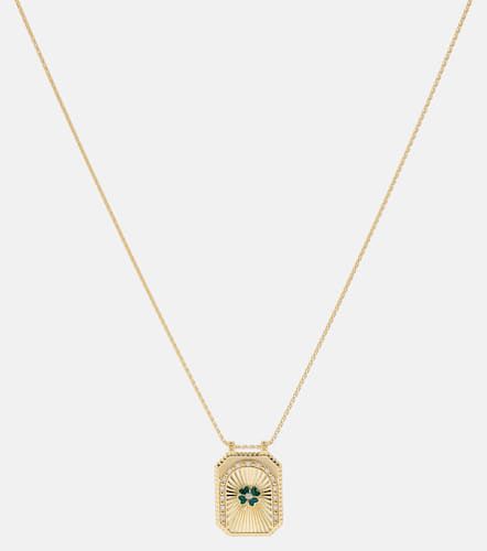 Collana Clover Scapular in 18kt con diamanti - Marie Lichtenberg - Modalova