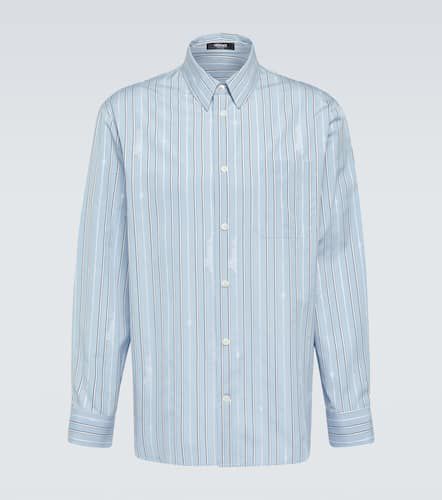 Versace Striped cotton poplin shirt - Versace - Modalova