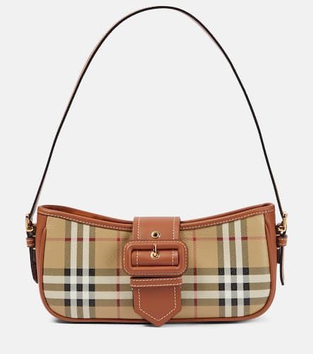 Check canvas shoulder bag - Burberry - Modalova