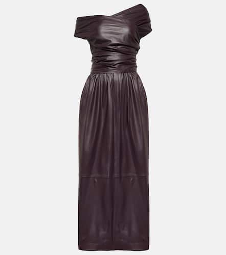 Corfu off-shoulder leather maxi dress - Altuzarra - Modalova