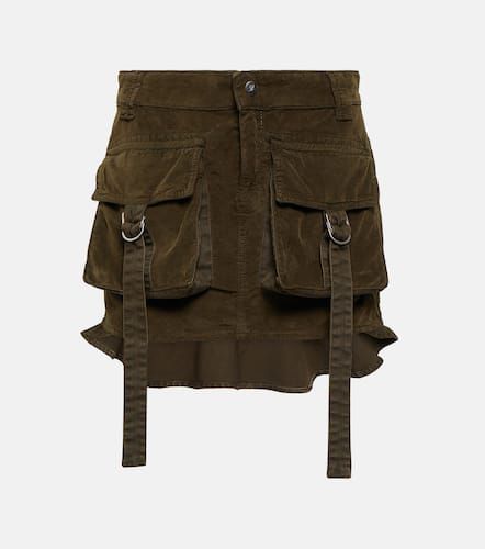 Blumarine Velvet cargo miniskirt - Blumarine - Modalova