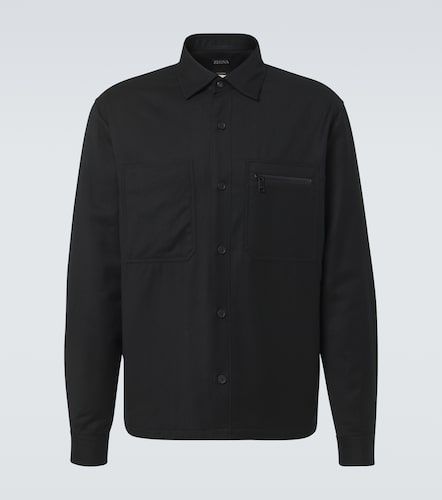 Zegna Sobrecamisa de lana - Zegna - Modalova