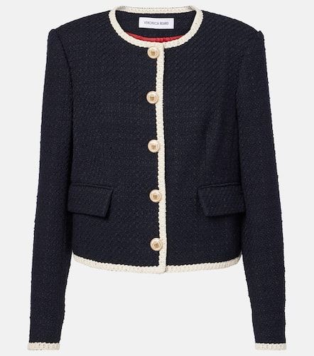 Chaqueta Mabel cropped de tweed - Veronica Beard - Modalova