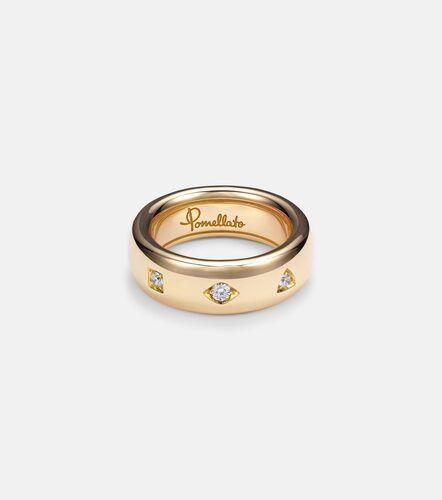 Iconica 18kt rose ring with diamonds - Pomellato - Modalova