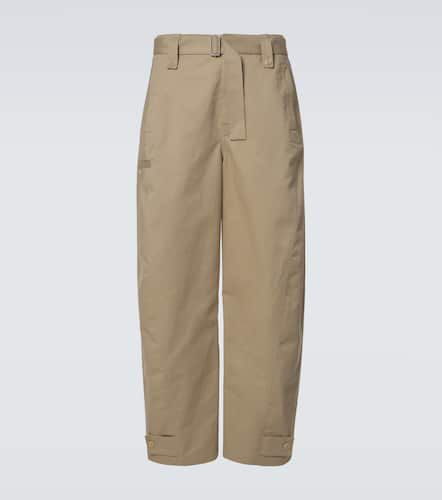 Twisted cotton and linen twill pants - Lemaire - Modalova