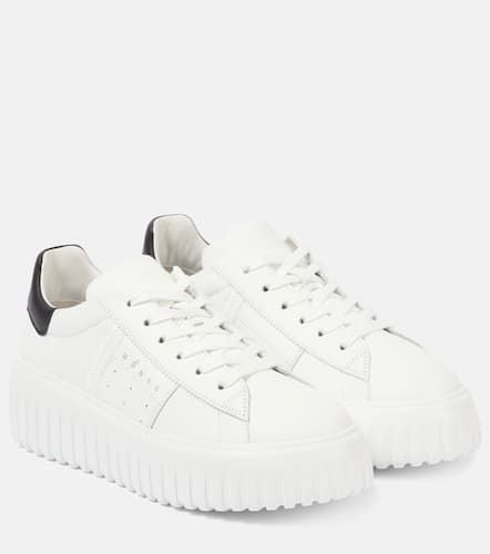 H-Stripes leather platform sneakers - Hogan - Modalova